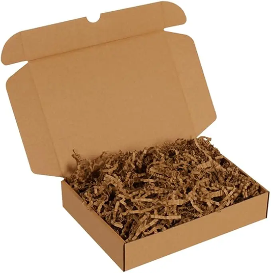 Kraft Kırpık Kağıt, Zigzag Kağıt - 1 kg , Kahverengi Kırpık