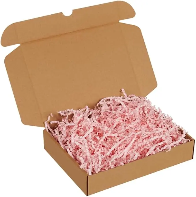 Pembe Kırpık Kağıt, Zigzag Kağıt - 1 kg